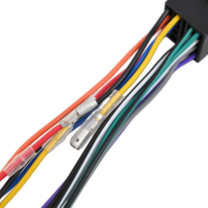 16 Pin Auto Adapter Wiring Harness for Car Stereos with ISO Connections