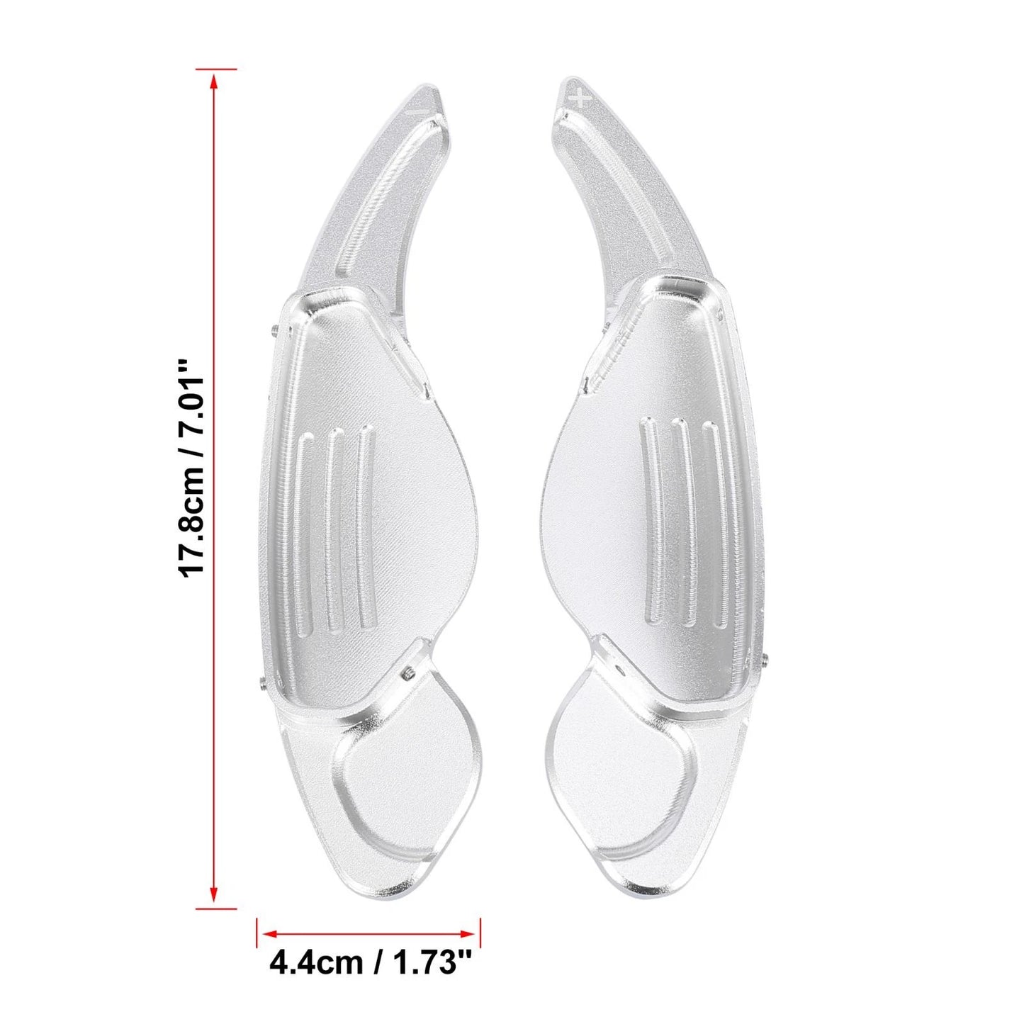 Silver Tone Steering Wheel Shift Paddle Shifter for Land Rover Evoque (12-18)