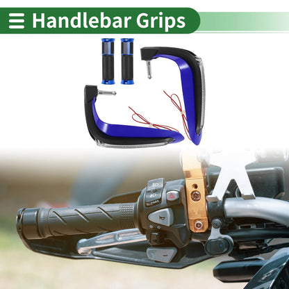 Hand Grips Cover for Motorcycle Handlebar End Grips Side Pattern
