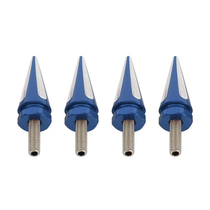4 x Windscreen Screw Bolts Blue Spike for Harley Touring Road Glide (1998-2025)