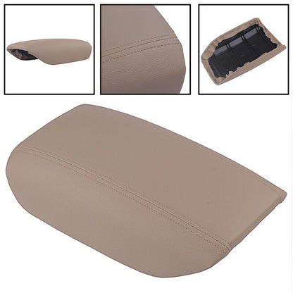 Leather Armrest Center Console Cover Lid for 1999-2006 Volvo S80 Sedan Beige 1x