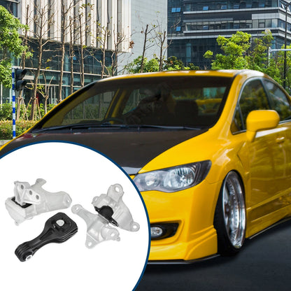 Engine Motor Trans Mount Set for Honda Civic L4 2.0L Automatic CVT (2016-2020)