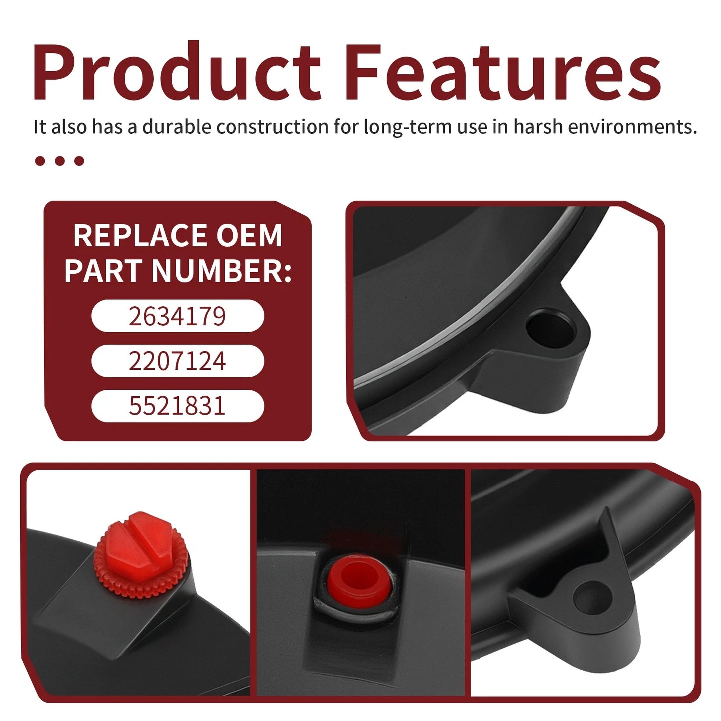 Outer Clutch Cover Gasket for Polaris RZR Ranger Sportsman ACE