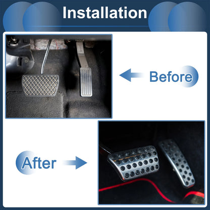 Automatic Foot Accelerator Pedal Covers 2 x Blue for Ford Ranger (2024)
