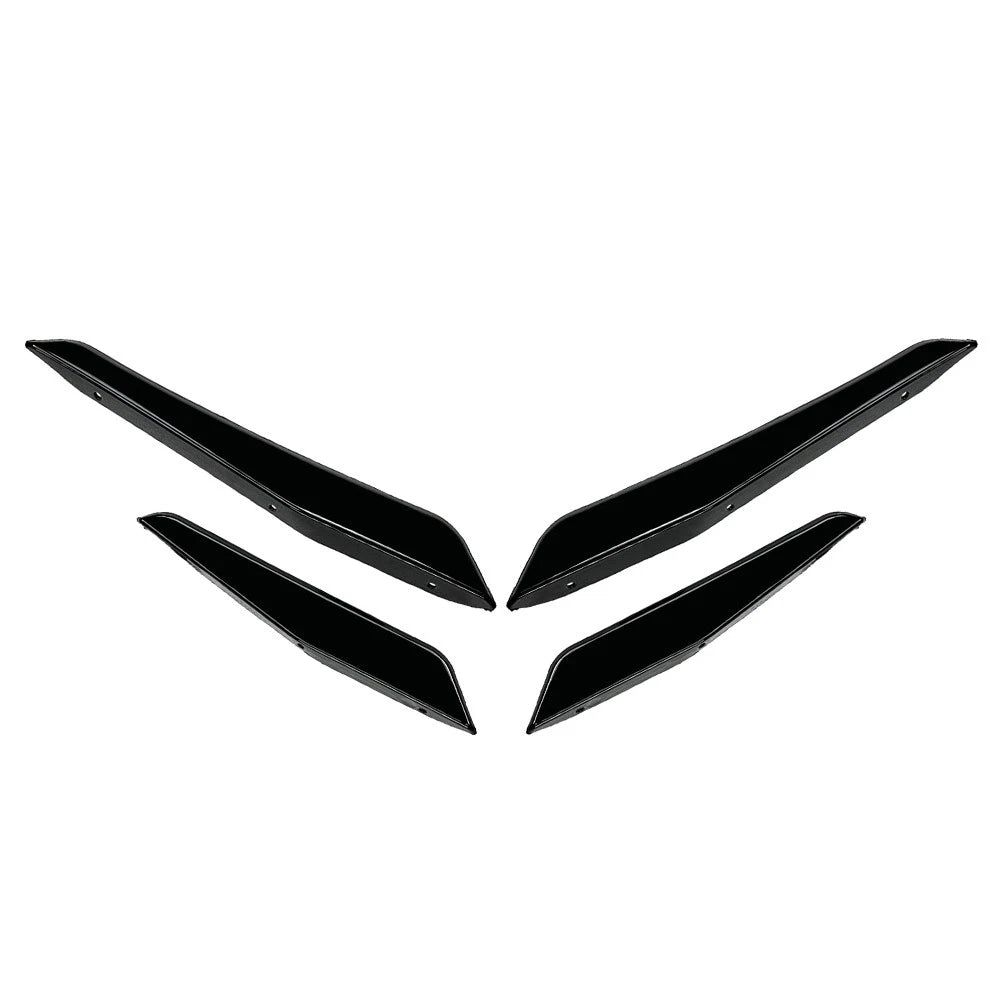 Black Front Bumper Splitter Side Skirt Spoiler for BMW M2 G87 (2023-2024)