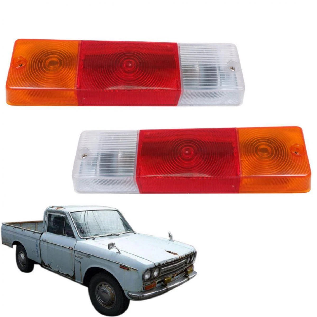 Tail Light Rear Lamp Pair Fits Nissan 1300 Datsun 520 521 Pickup UTE 1966-72 D06