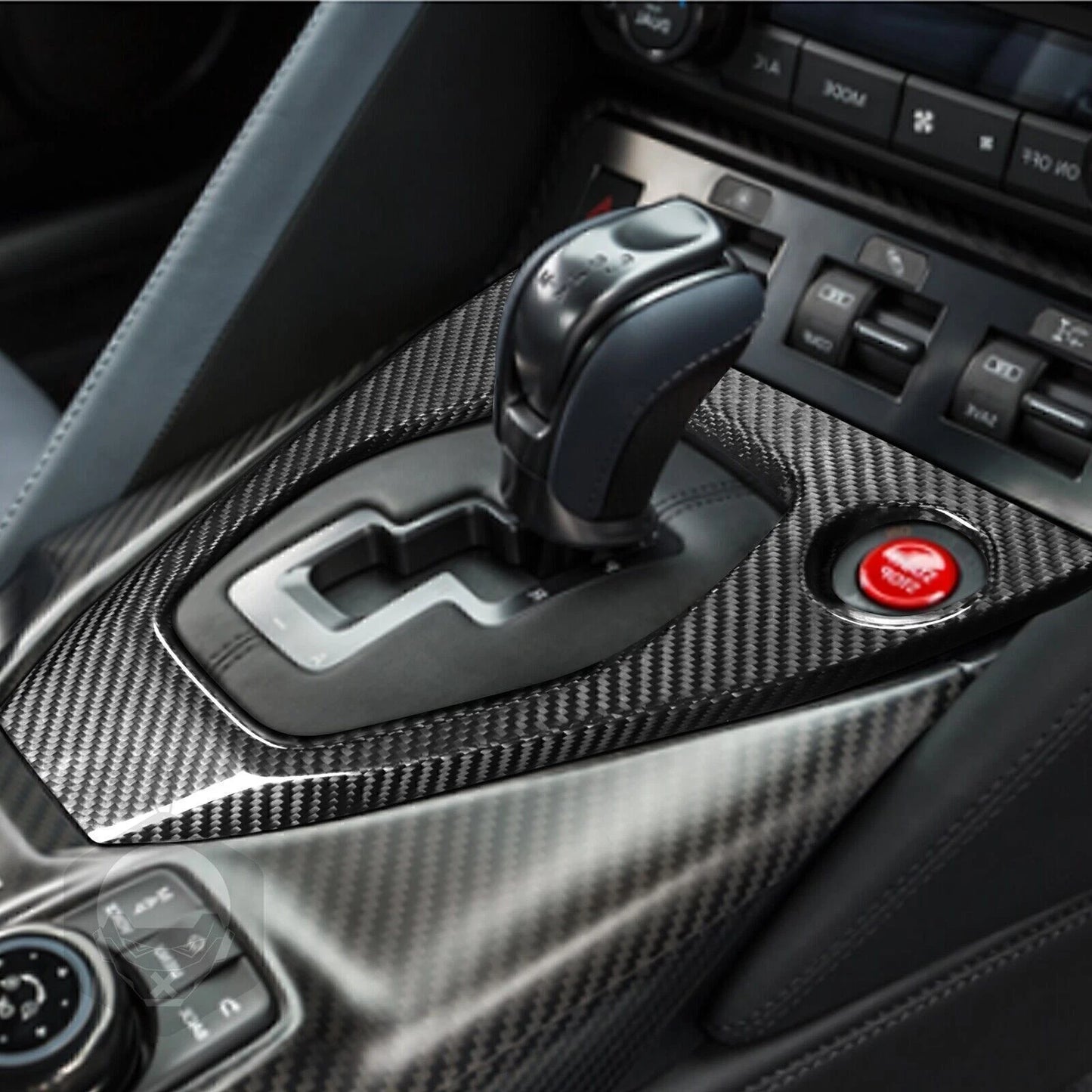 Gear Shifter Control Panel Trim Carbon Fiber for Nissan R35 GTR (2017-2023)