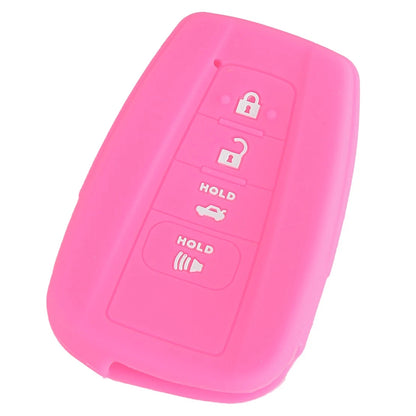 2 x 4 Button Key Cover Case for Toyota Corolla Camry Highlander RAV4
