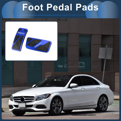 Automatic Foot Accelerator Pedal Covers 2 x Blue for Ford Ranger (2024)