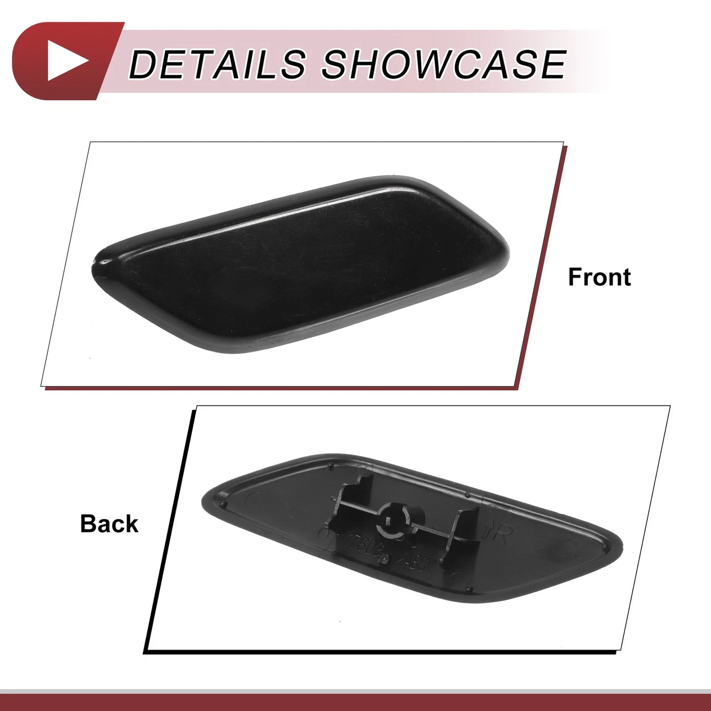 Front Right Washer Nozzle Cover for Honda CR-V MK3 Facelift (2009-2011)
