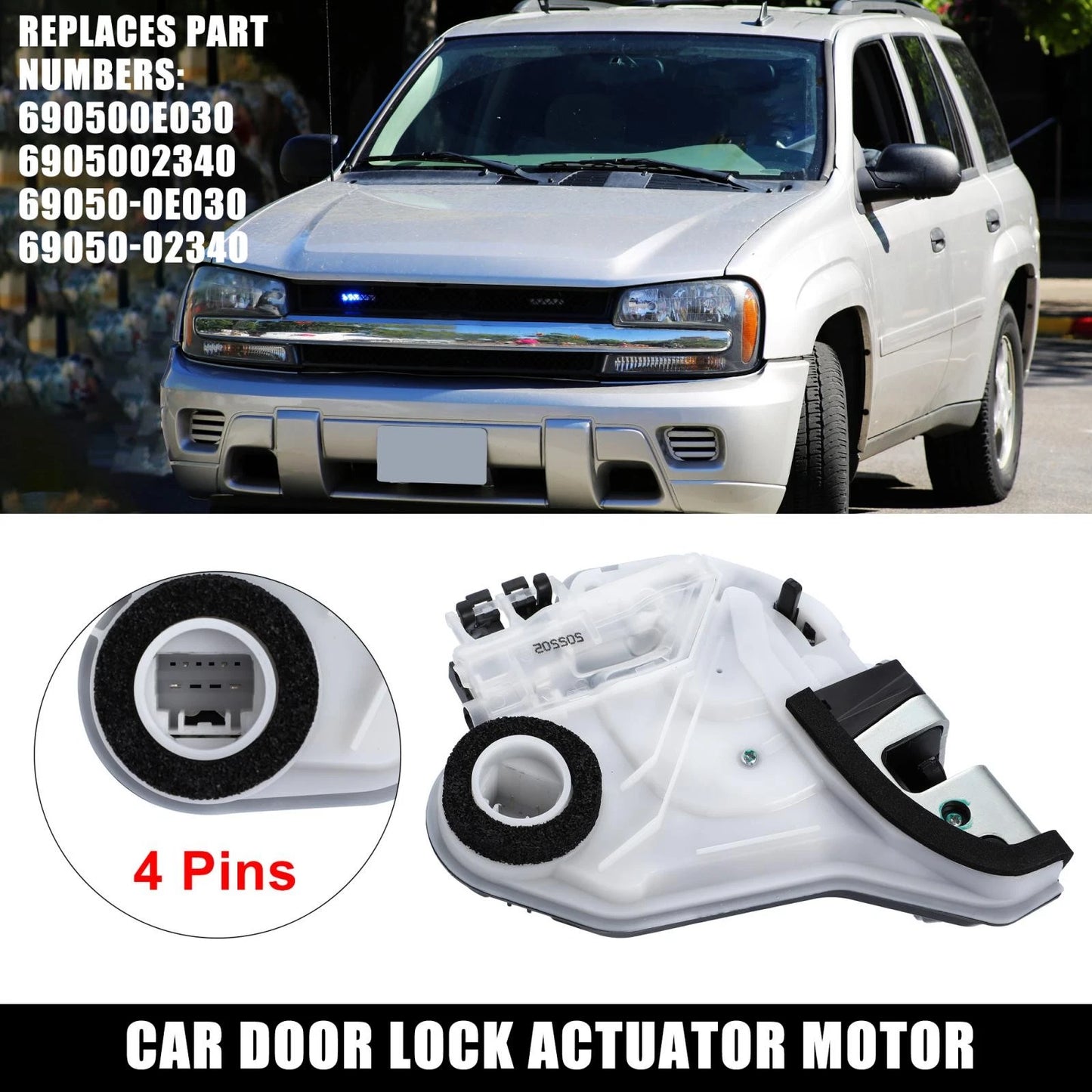 Rear Left Door Lock Actuator Motor for Toyota Corolla Camry (2014–2017)