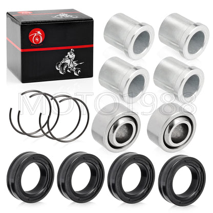 Front Lower/Upper A-Arm Bushings for Honda Sportrax 400 TRX400EX (1999-2008)