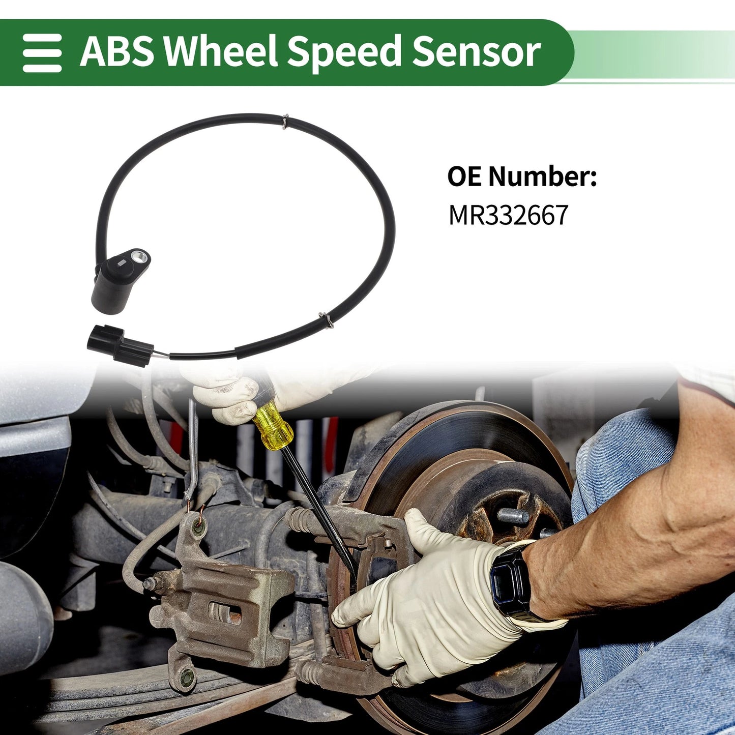 ABS Wheel Speed Sensor for Mitsubishi Montero (1995-2000)