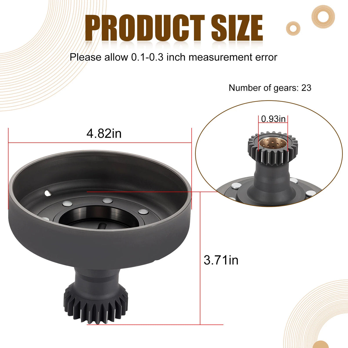 Centrifugal Clutch Drum for Honda TRX200 Recon