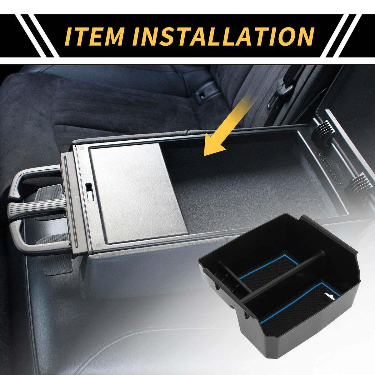 Center Console Organizer Tray for Jeep Wrangler JK JKU 2011-2018 Blue