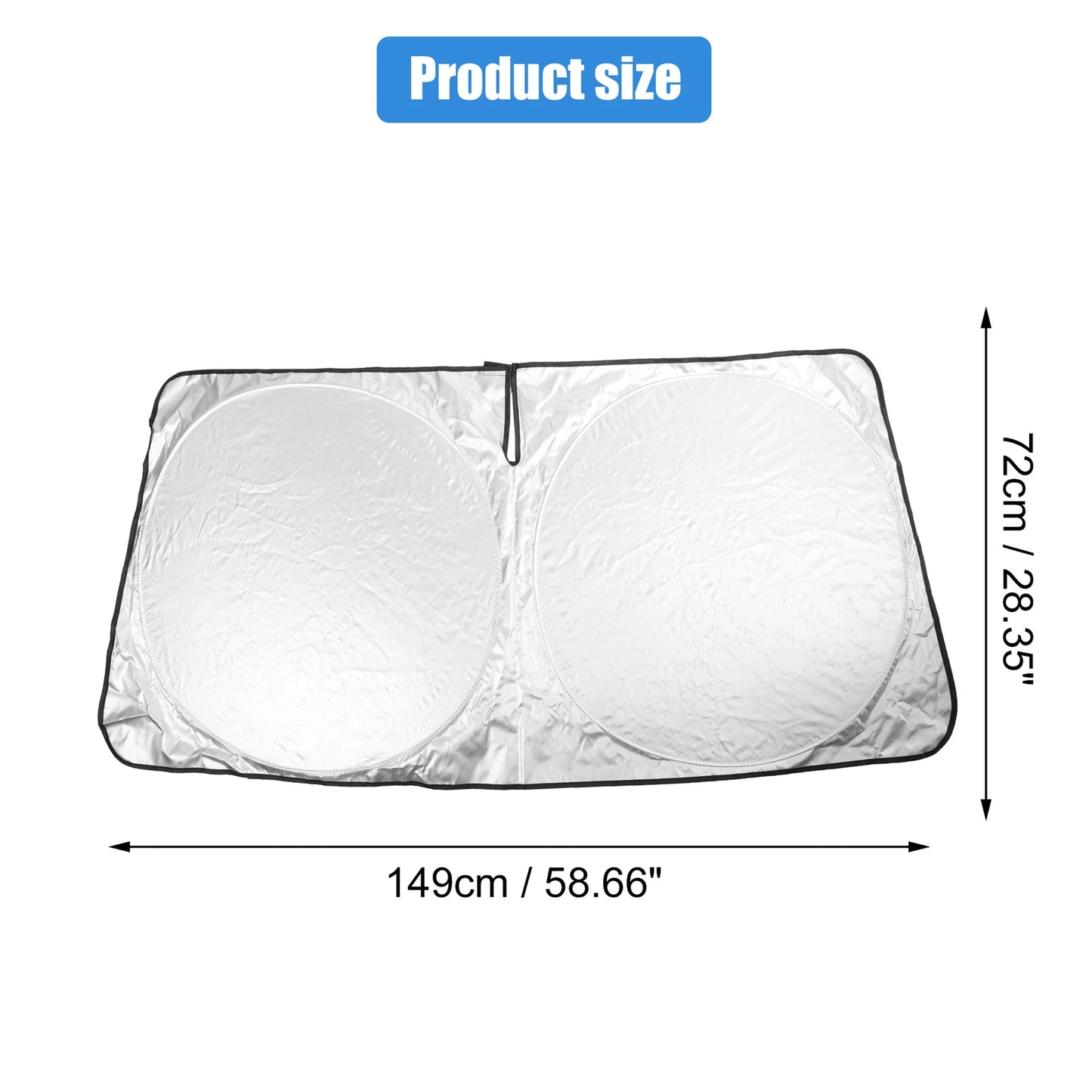 Foldable Windshield Sun Shade 149x72cm for Kia K5 (2021-2022)