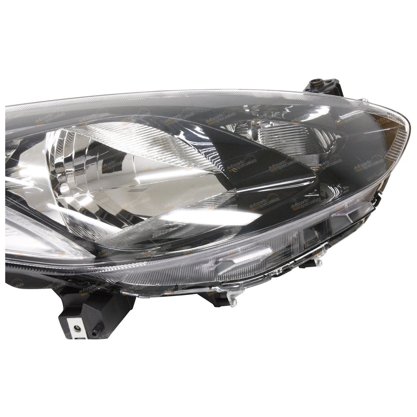RH Black Headlight for Mazda 2 (2007-2014) Right
