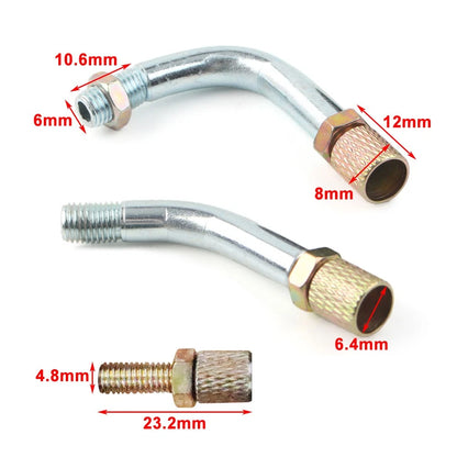Carburetor Screw Guide Elbow Tube for Dellorto PHBG ZSK C Model Motorcycle