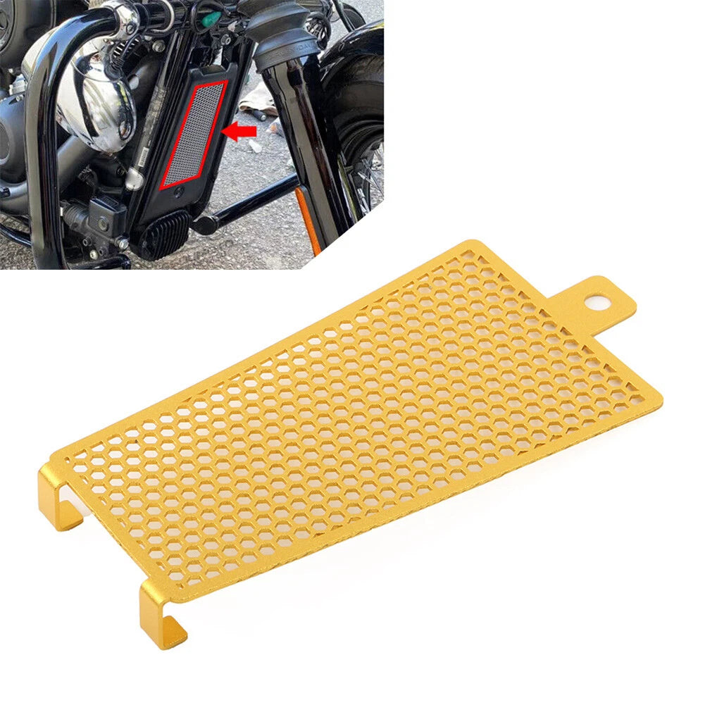 Oil Cooler Grille Cover for Harley Fat Bob 114 FXFBS (2018-2022) Gold