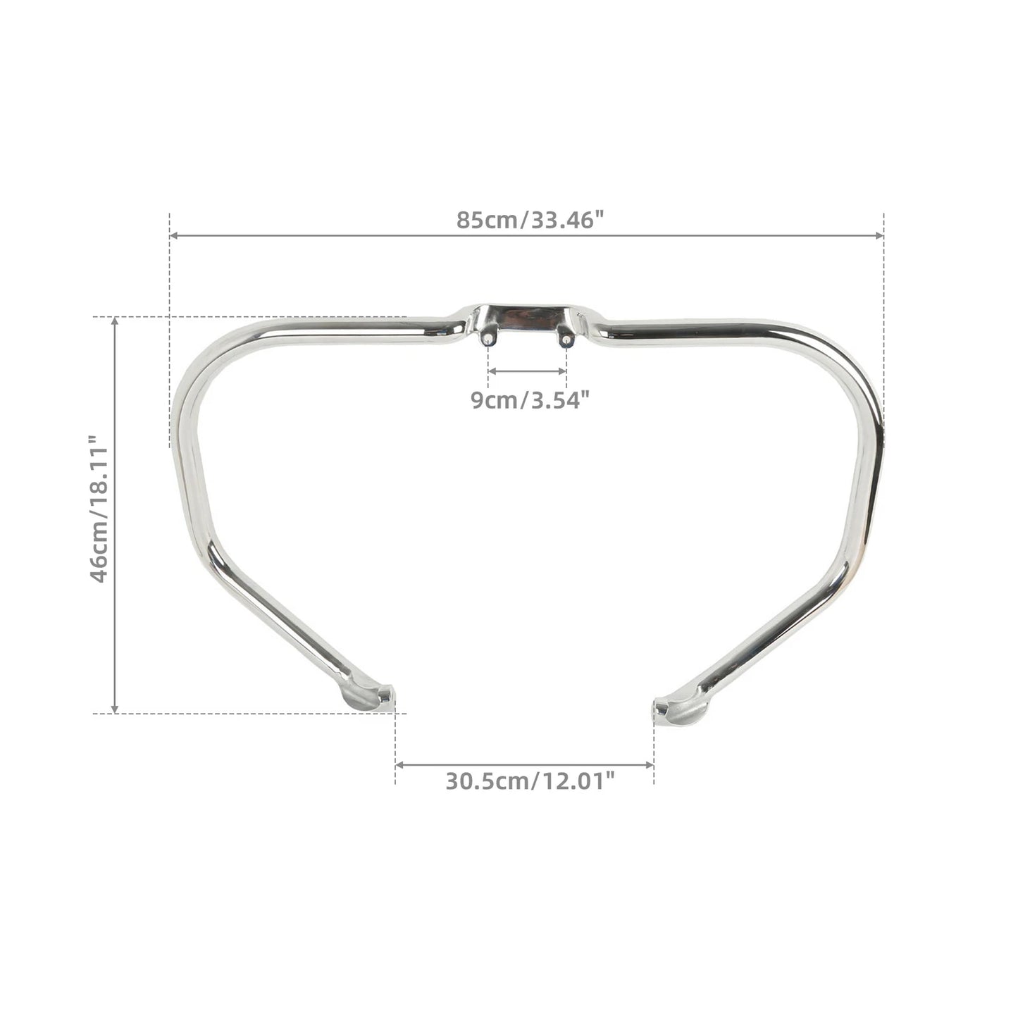 Chrome Engine Guard Highway Crash Bar for Indian Chief Chieftain (2014-2023)