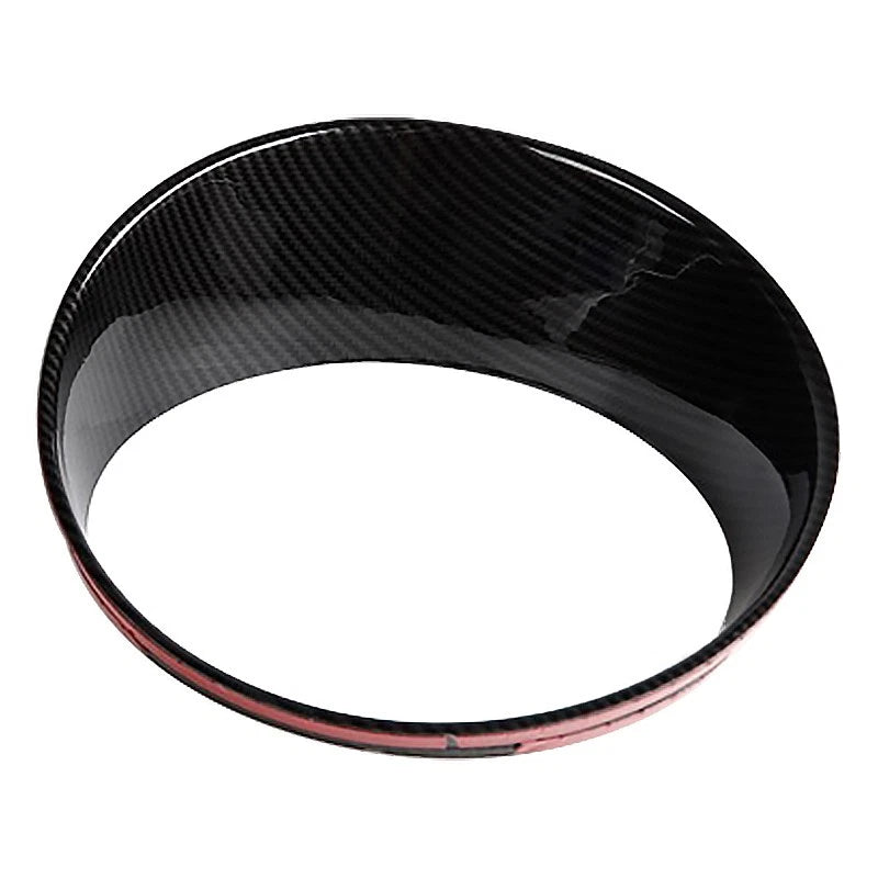 Carbon Fiber Headlight Bezels Cover Trim for Jeep Wrangler JL (2018-2019)