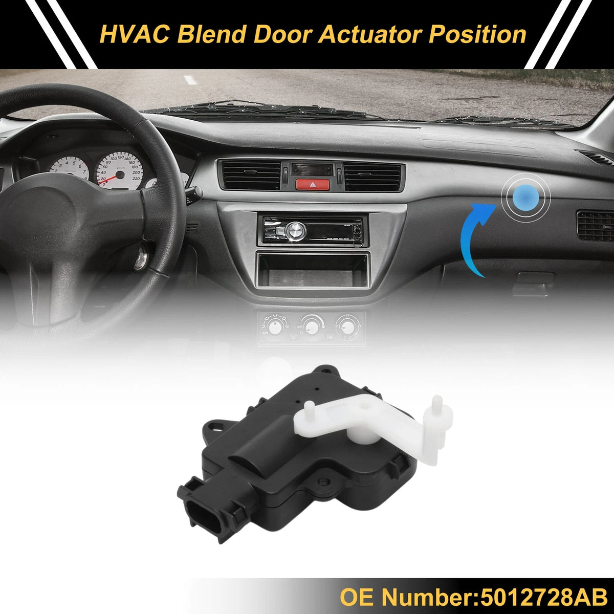 HVAC Heater Blend Door Actuator for Jeep Grand Cherokee (2003-2005)
