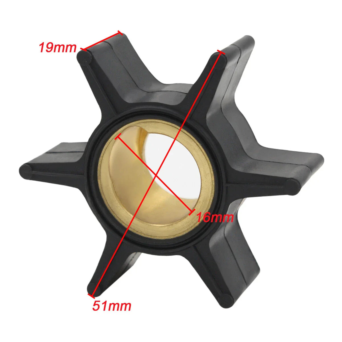 Water Pump Impeller for Evinrude Johnson OMC 20-35HP
