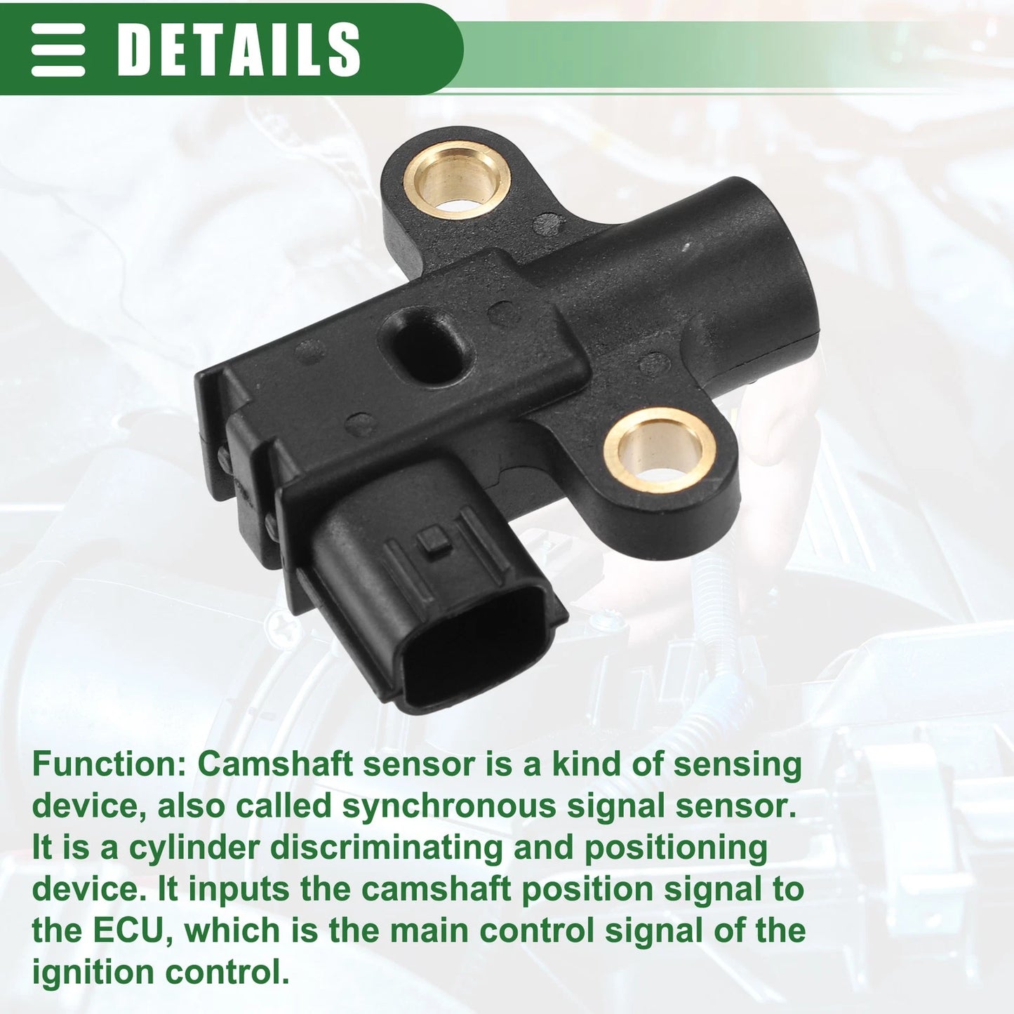 Crankshaft Position Sensor for Infiniti QX4 3.5L ABS Black
