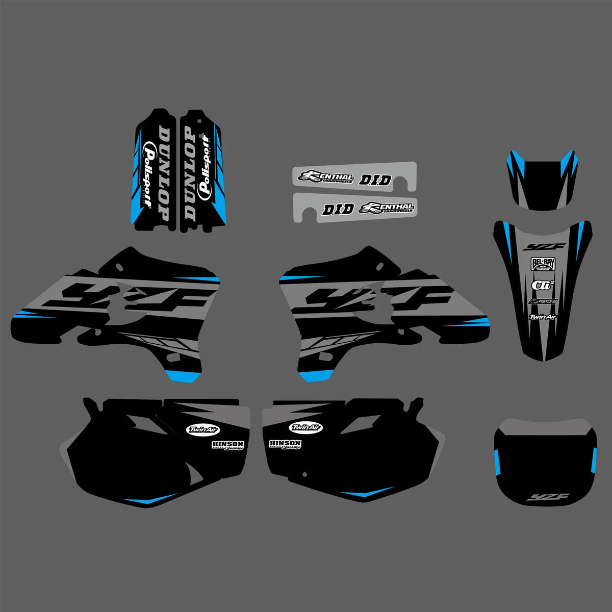 Graphics Decals Stickers Kit for Yamaha YZ250F YZ450F (2003-2005)
