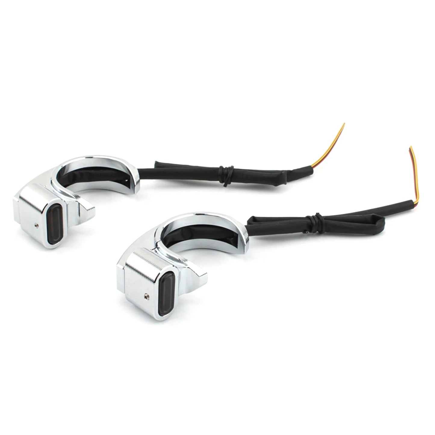 Front Turn Signal Light LED 39-41mm for Harley Dyna