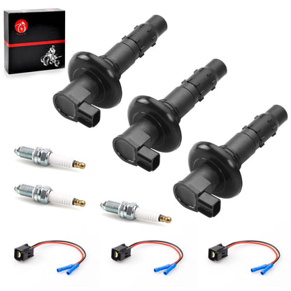 2 x Ignition Coil & Spark Plug for Sea-Doo GTX (2007–2013)