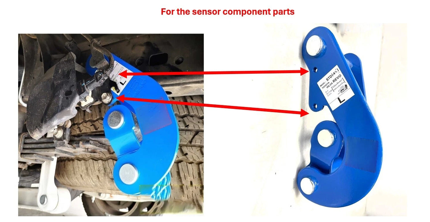 Rear Comfort Shackles for Toyota Hilux Revo MK8 M70 M80 SR SR5 (2015-2023)