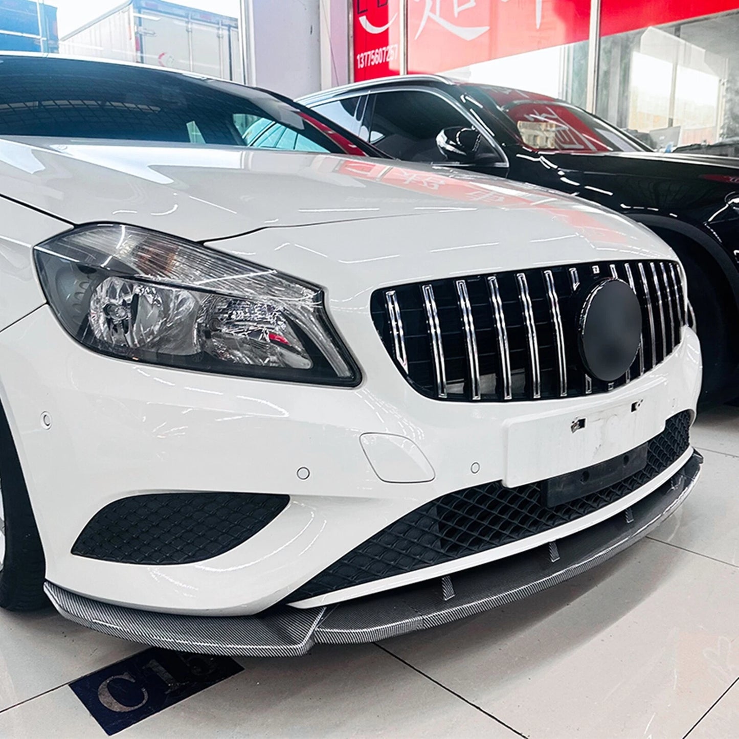 Bumper Splitter Lip for Benz A Class W176 (2013-2015)