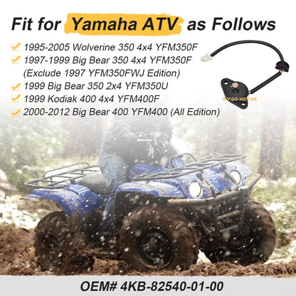 Gear Position Neutral Switch for Yamaha Big Bear 400 YFM400
