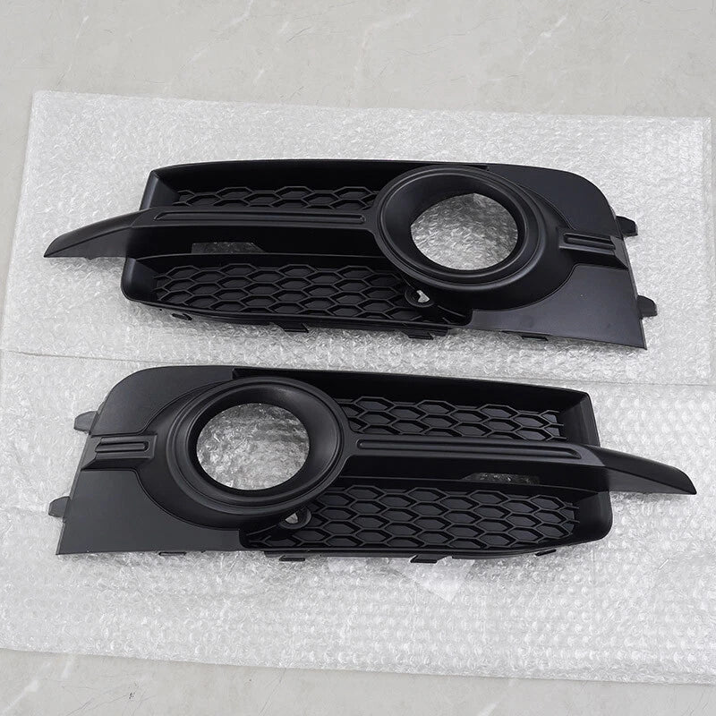 Honeycomb Front Bumper Fog Light Covers for AUDI A1 8X S-Line (2010-2014)