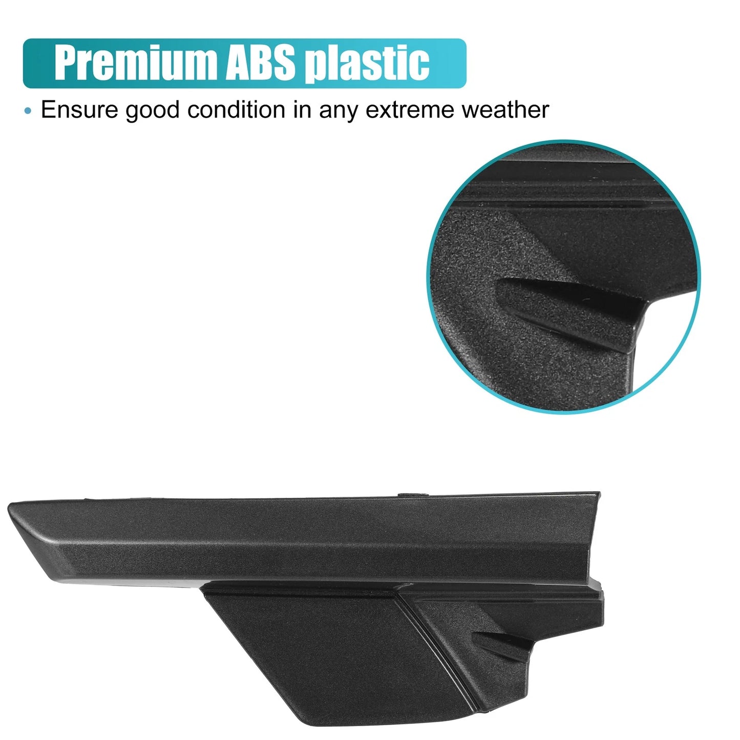 Front Left Bumper Tow Hook Cover for Toyota Corolla (2014-2019) Black