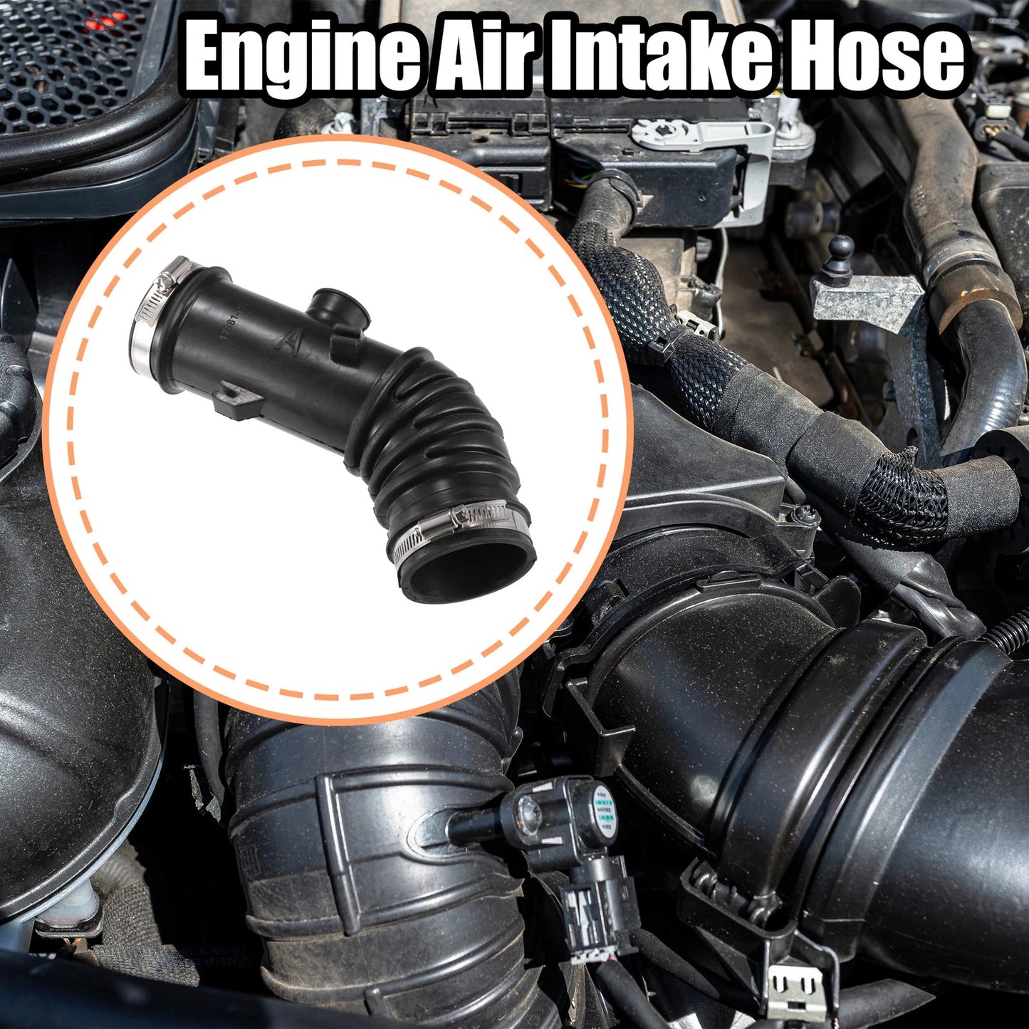 Engine Air Intake Hose for Toyota Corolla (1993–1995)