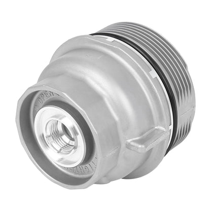 Silver Tone Oil Filter Cap Cover for Lexus Toyota (2001-2023)