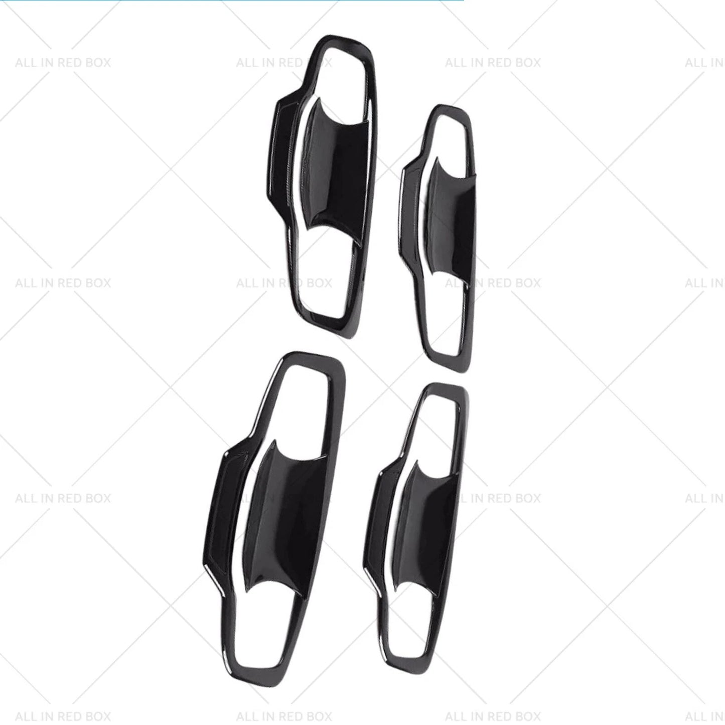Gloss Black Door Handle Bowl Cover Trim for Mitsubishi Triton (2024+)