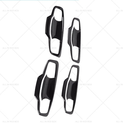 Gloss Black Door Handle Bowl Cover Trim for Mitsubishi Triton (2024+)