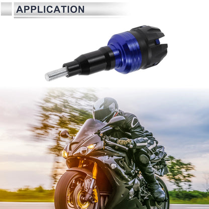 12mm Aluminum Alloy Plastic Slider Frame Bolt Blue for Make Model