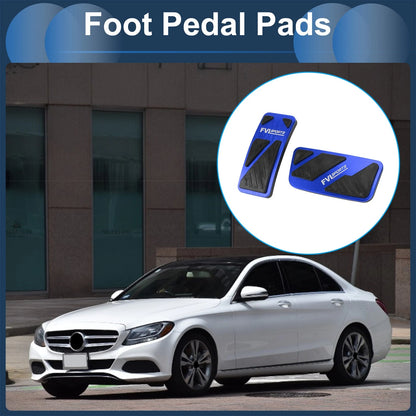 Automatic Foot Accelerator Pedal Covers 2 x Blue for Ford Ranger (2024)