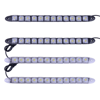 12" LED DRL Fog Lamp Daytime Running Light Strips for Car