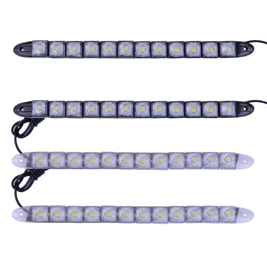 12" LED DRL Fog Lamp Daytime Running Light Strips for Car
