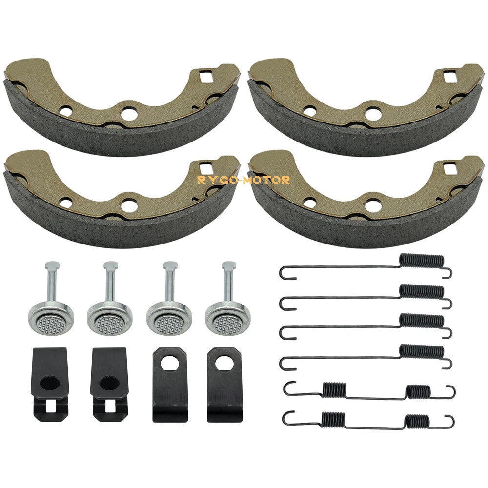 Rear Brake Shoes & Springs Pins for Kawasaki Mule