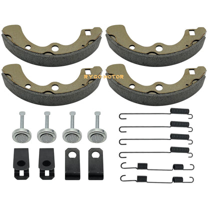 Rear Brake Shoes & Springs Pins for Kawasaki Mule