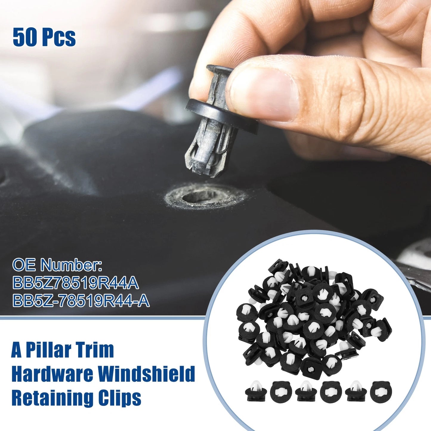 50pcs Windshield Clips for Ford Explorer (2011-2021)