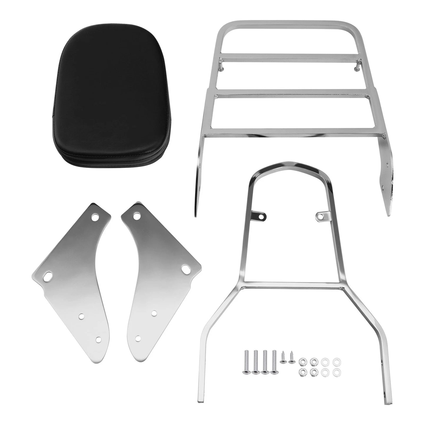 Backrest Sissy Bar & Luggage Rack for Honda Shadow SABRE ACE 1100 (1997-2003)