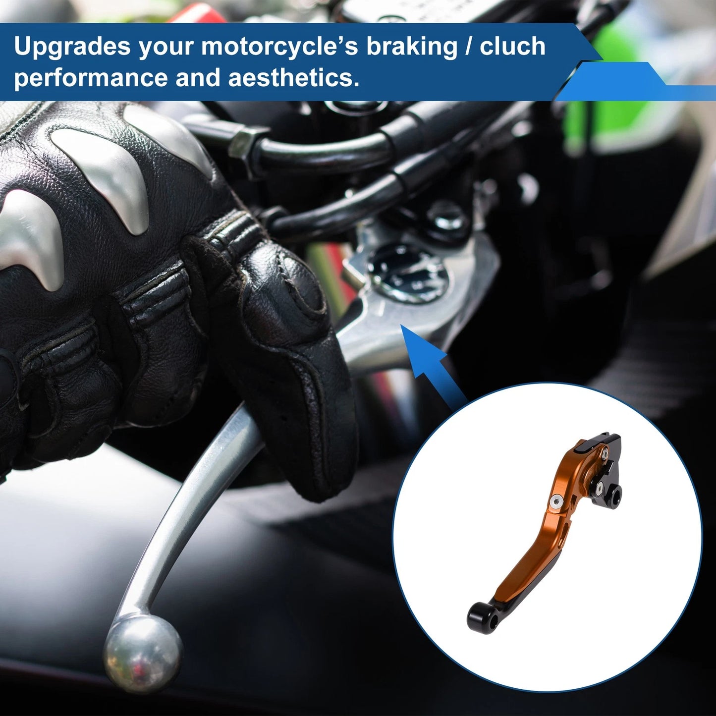 Levers / 2 x Short/Long Brake Clutch Levers for Kawasaki ZZR600