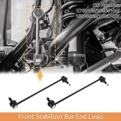 1 Set Front Stabiliser Sway Bar Link with Bushing for GMC Acadia (2007–2023)